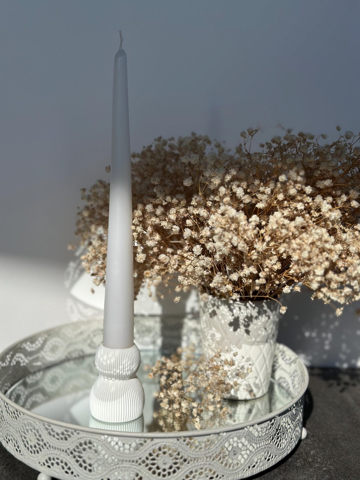 Candle Holder Double Bubble