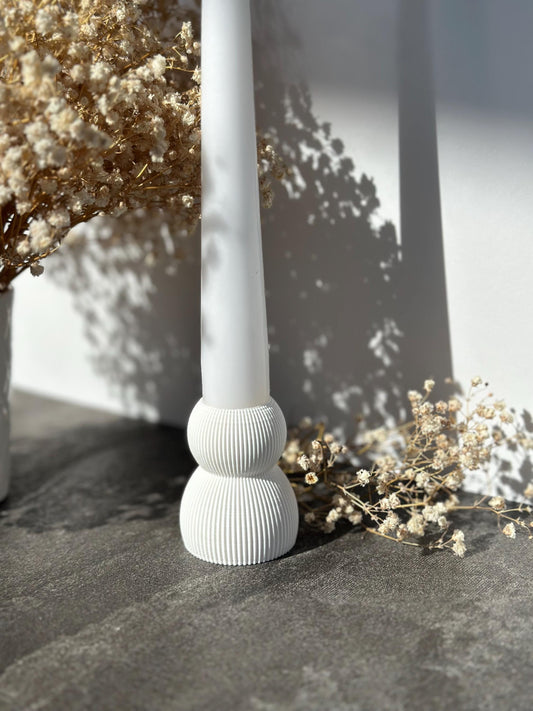 Candle Holder Double Bubble