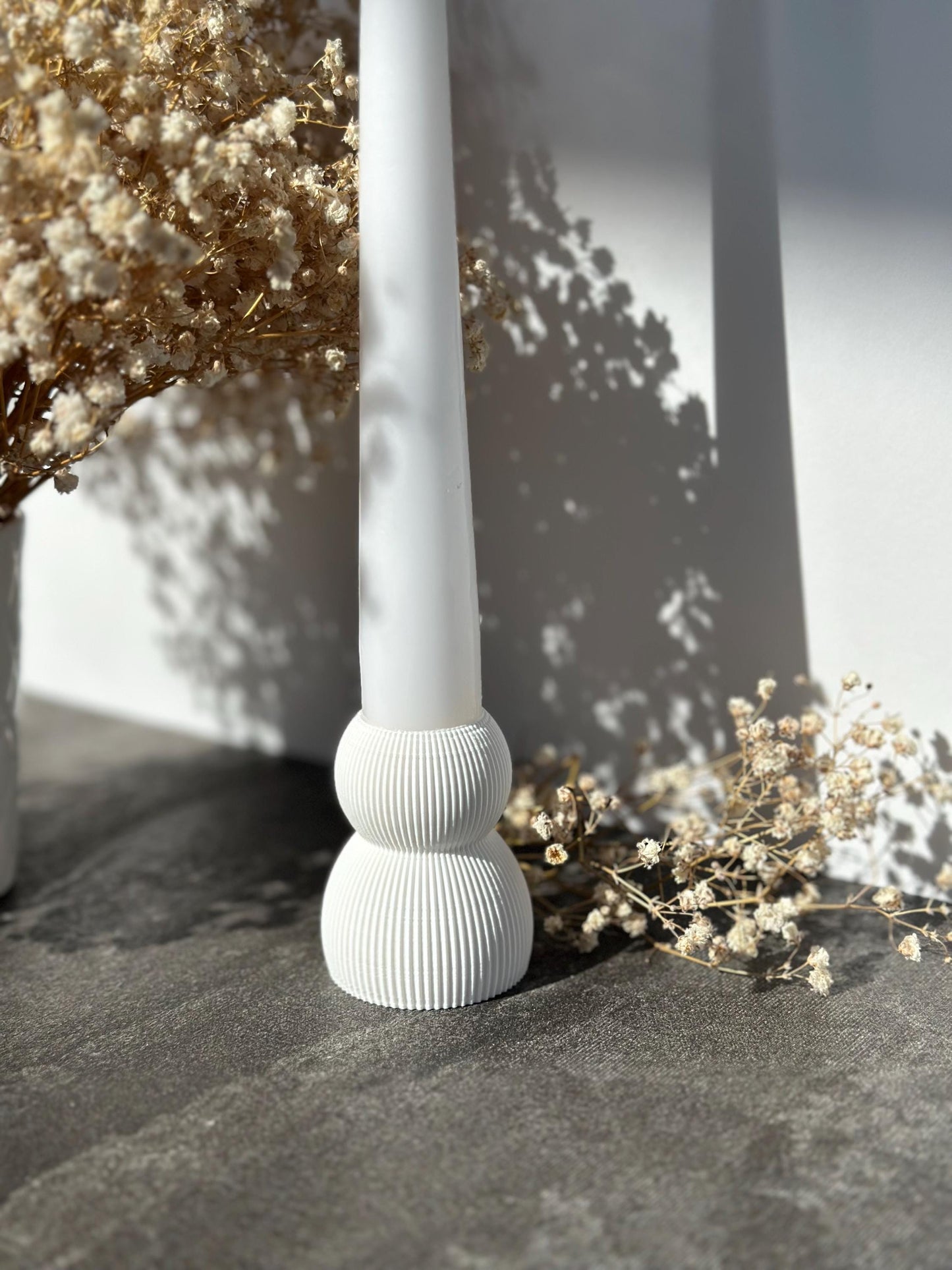 Candle Holder Double Bubble